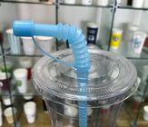 90mm Vlak Plastic Kopdeksel voor Koude die Koppen Transparante Hittebestendig drinken