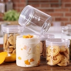 van het het Suikergoedkoekje van 400ml 500ml van het het Huisdieren Plastic Voedsel Lege de Containerkruik met Alu-Deksels