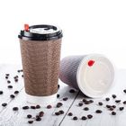 Rimpelings Beschikbare Koppen voor Hete Dranken, Vriendschappelijke Beschikbare de Koffiekoppen 12oz van Eco