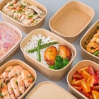 500 ml biologisch afbreekbare wegwerp lunchbox voor voedsel