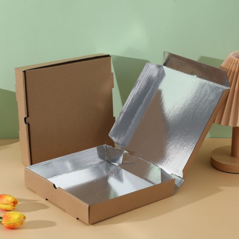 Pizzadozen - 7, 8, 9, 10, 12 inch wegwerpkraft-pizzaverpakkingsdozen, pizza-afhaalcontainers van aluminiumfolie