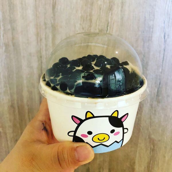 Wegwerp ijsbekers met deksels Custom Printed PP / Paper Frozen Dessert Containers for Gelato, Yogurt & Takeaway