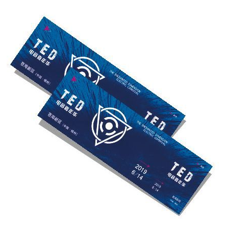 Custom Fan-Fold / Z-Fold Ticket Paper met hologram & Hot Stamped Design, Offset Printed Security Vouchers, Perforated Coupons, Promotion Ticket Vouchers