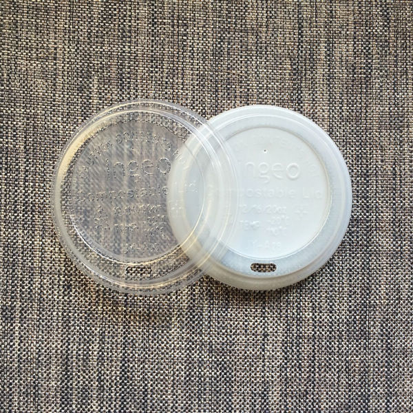 Deksels van de Pla de Biologisch afbreekbare Kop, Opnieuw te gebruiken Kopdeksels 80mm 90mm voor de Koffiekoppen van 8oz 12oz 16oz