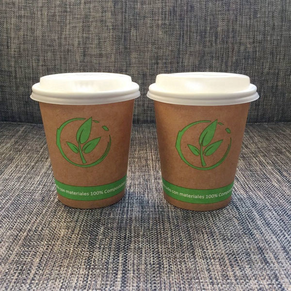 Deksels van de Pla de Biologisch afbreekbare Kop, Opnieuw te gebruiken Kopdeksels 80mm 90mm voor de Koffiekoppen van 8oz 12oz 16oz
