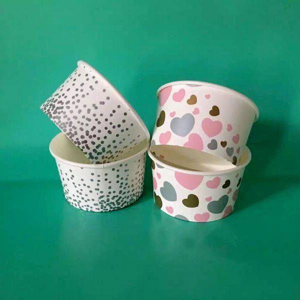 250 ml Volume Papier IJsbekers 230g-380g Gsm Ideaal voor het serveren van heerlijk ijs