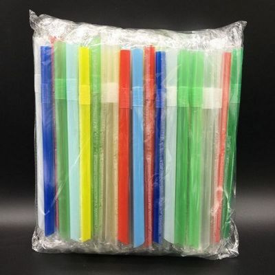 0.6*23cm Kleurrijk Plastic het Drinken Stro voor Boba-Winkels